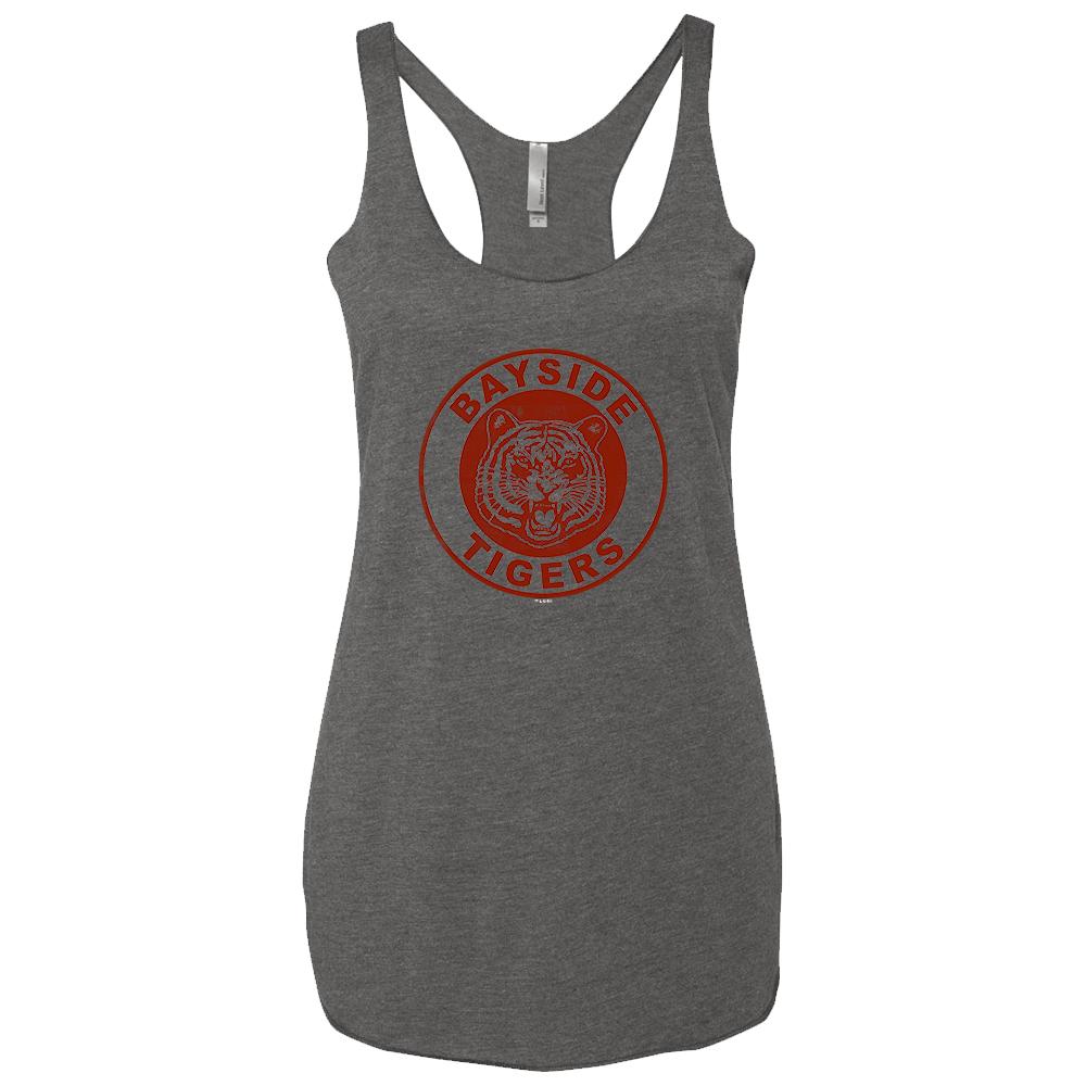 Saved By The Bell Bayside Tigers Women's Tri-Blend Racerback Tank Top