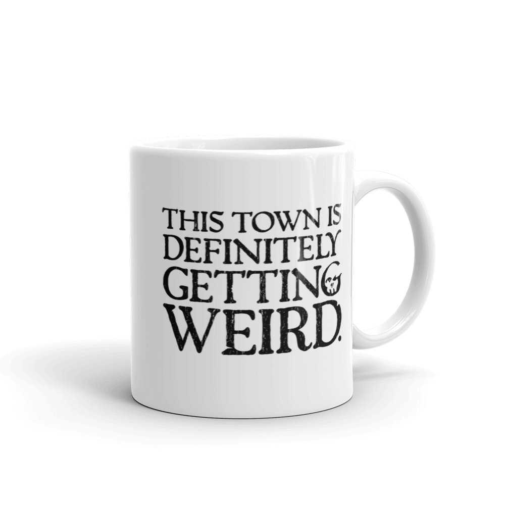 Grimm This Town is Definitely Getting Weird White Mug