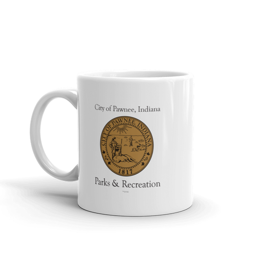 Parks and Recreation City of Pawnee White Mug-4