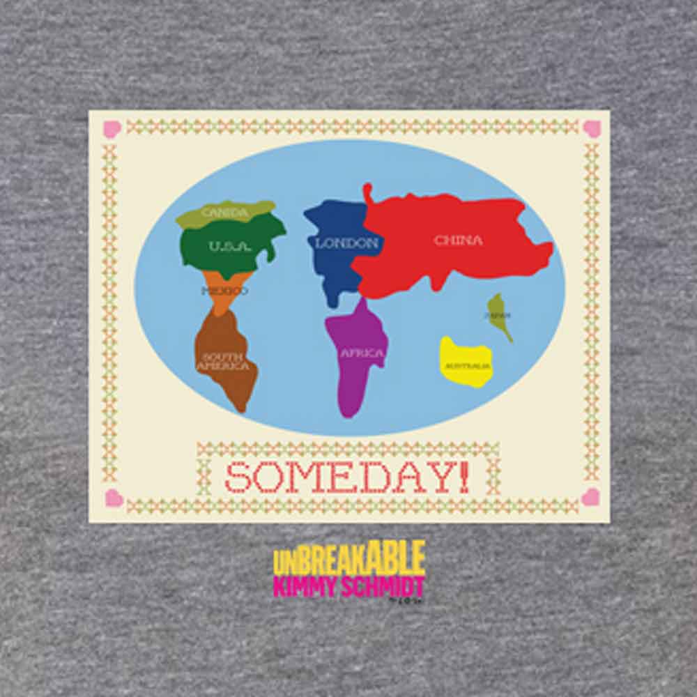 Unbreakable Kimmy Schmidt Someday Cross Stitch Women's Tri-Blend Short Sleeve T-Shirt