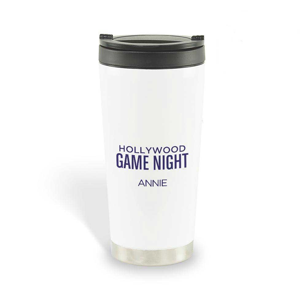 Personalized Hollywood Game Night Travel Mug