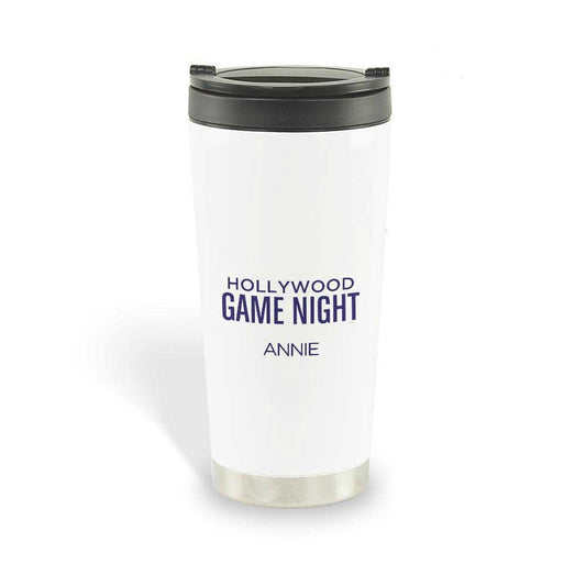 Personalized Hollywood Game Night Travel Mug-0