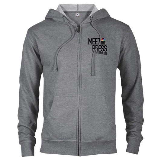 Meet The Press Lightweight Zip Up Hooded Sweatshirt-2