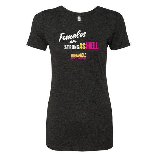 Unbreakable Kimmy Schmidt Females Are Strong as Hell Women's Tri-Blend T-Shirt-0