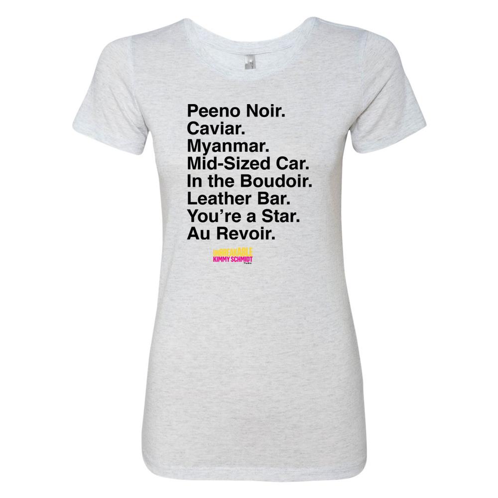 Unbreakable Kimmy Schmidt Titus Peeno Noir Women's Tri-Blend Short Sleeve T-Shirt