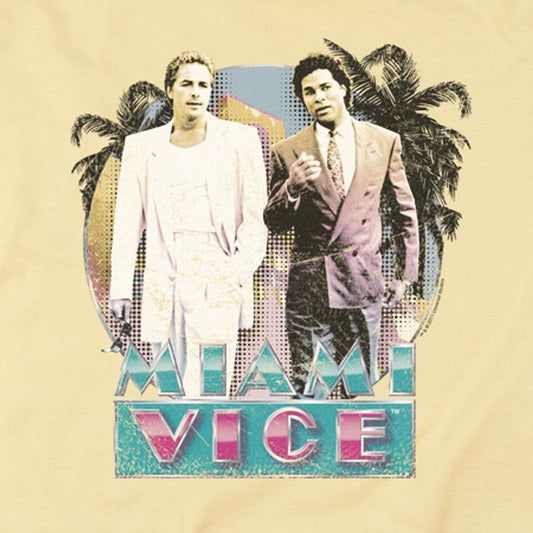 Miami Vice 80's Love Short Sleeve T-Shirt-1