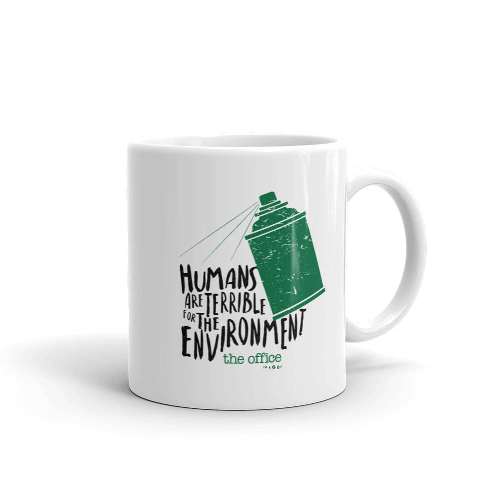 The Office Humans Are Terrible for the Environment  White Mug