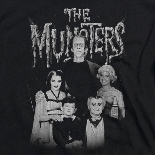 The Munster Family Portrait Long Sleeve T-Shirt-1