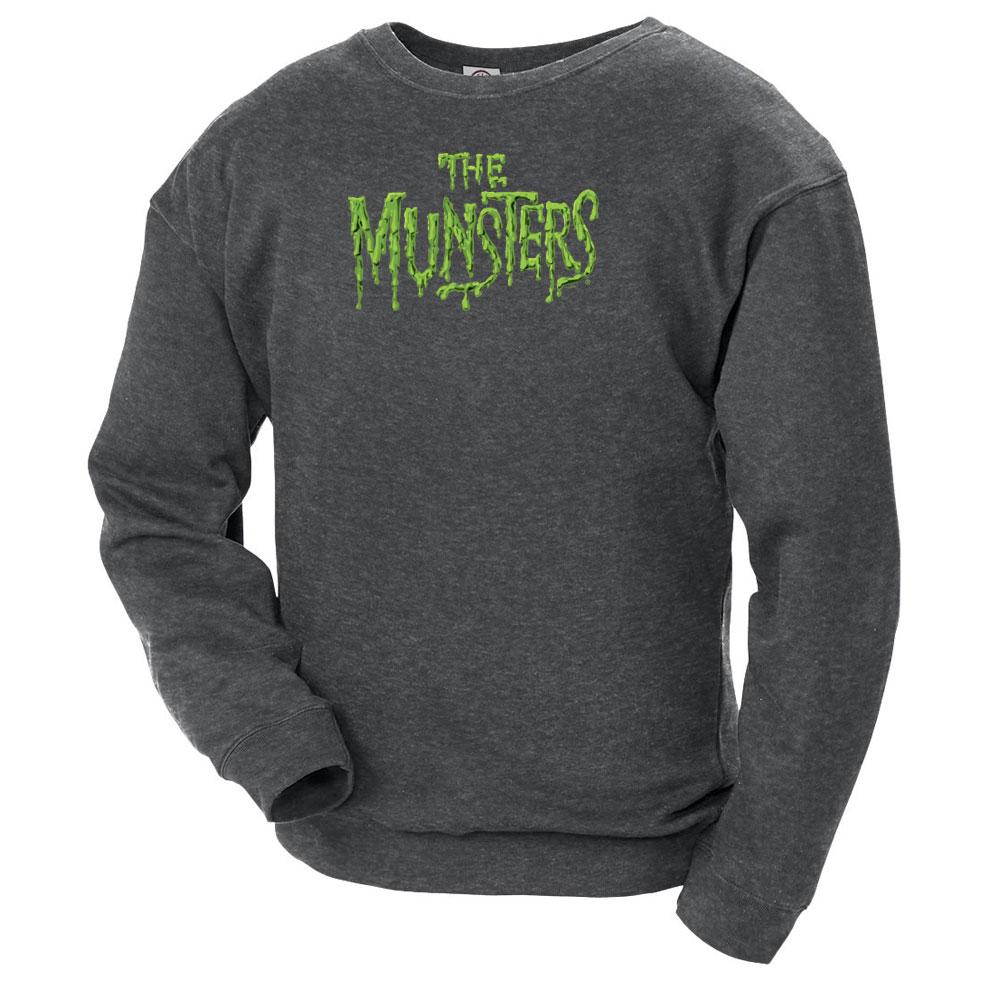 The Munsters Distress Logo Crew Neck Sweatshirt