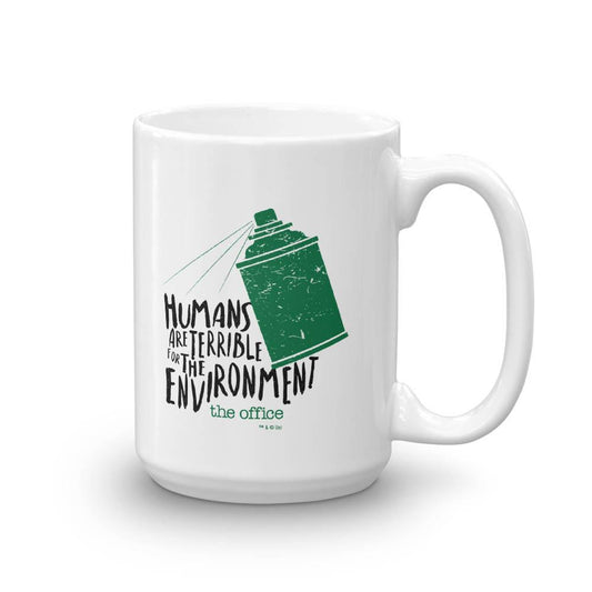 The Office Humans Are Terrible for the Environment  White Mug-0