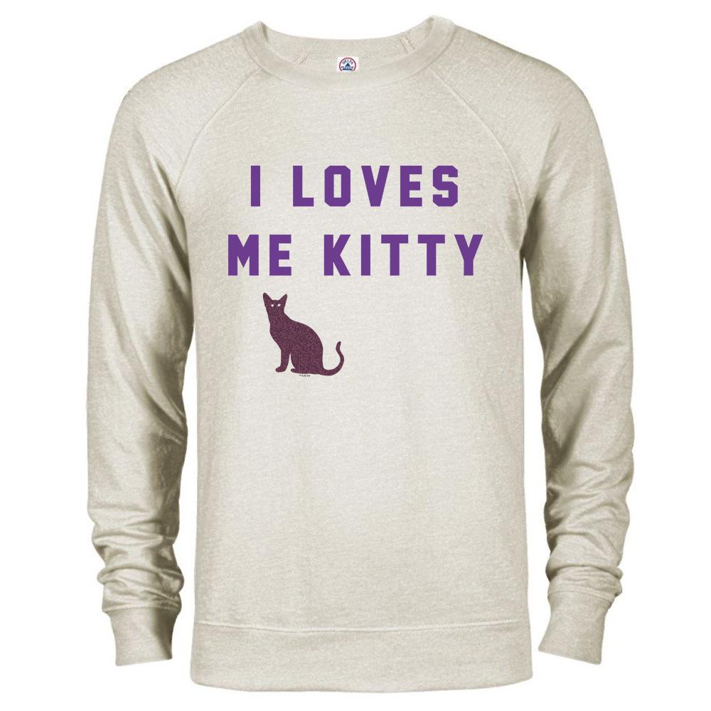 Will & Grace I Loves Me Kitty Lightweight Crew Neck Sweatshirt