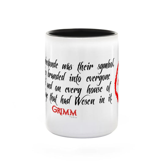 Grimm Gterbestunde Mark White and Black Mug-1