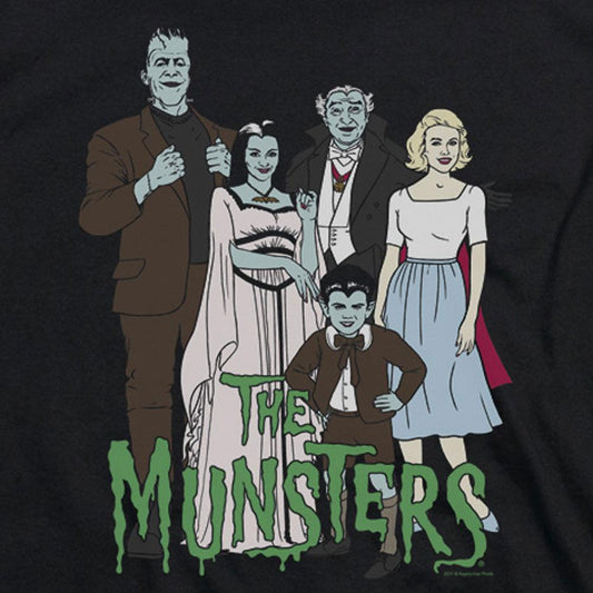 The Munsters The Family Long Sleeve T-Shirt-1