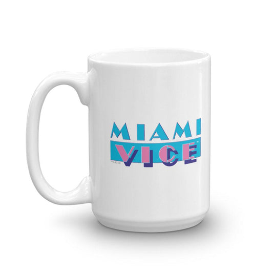 Miami Vice Logo White Mug-2