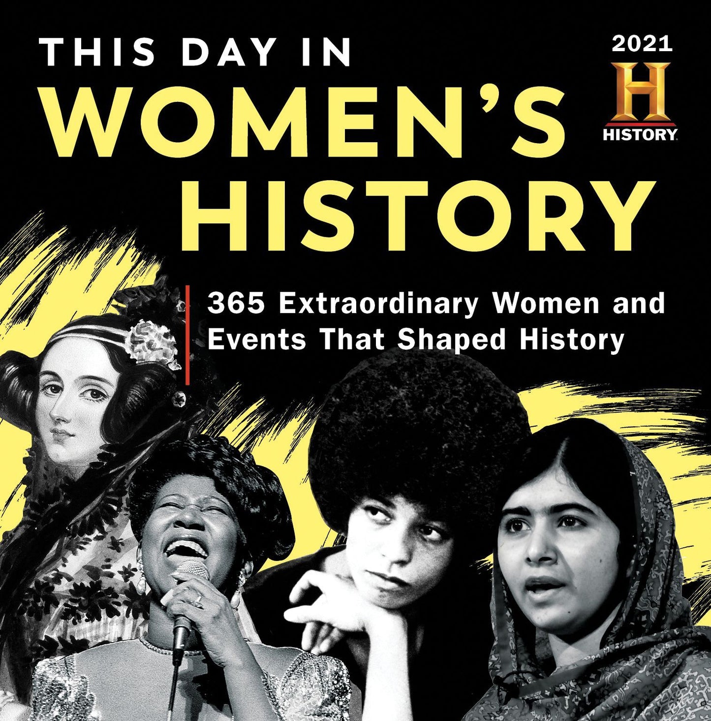 2021 History Channel This Day in Women's History Boxed Calendar