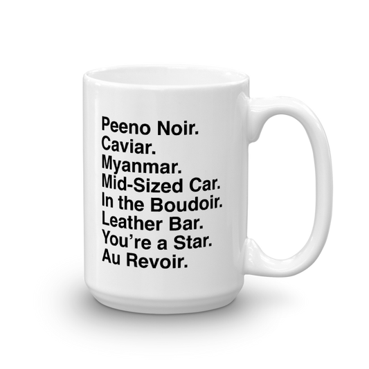 Unbreakable Kimmy Schmidt Titus Peeno Noir White Mug-0