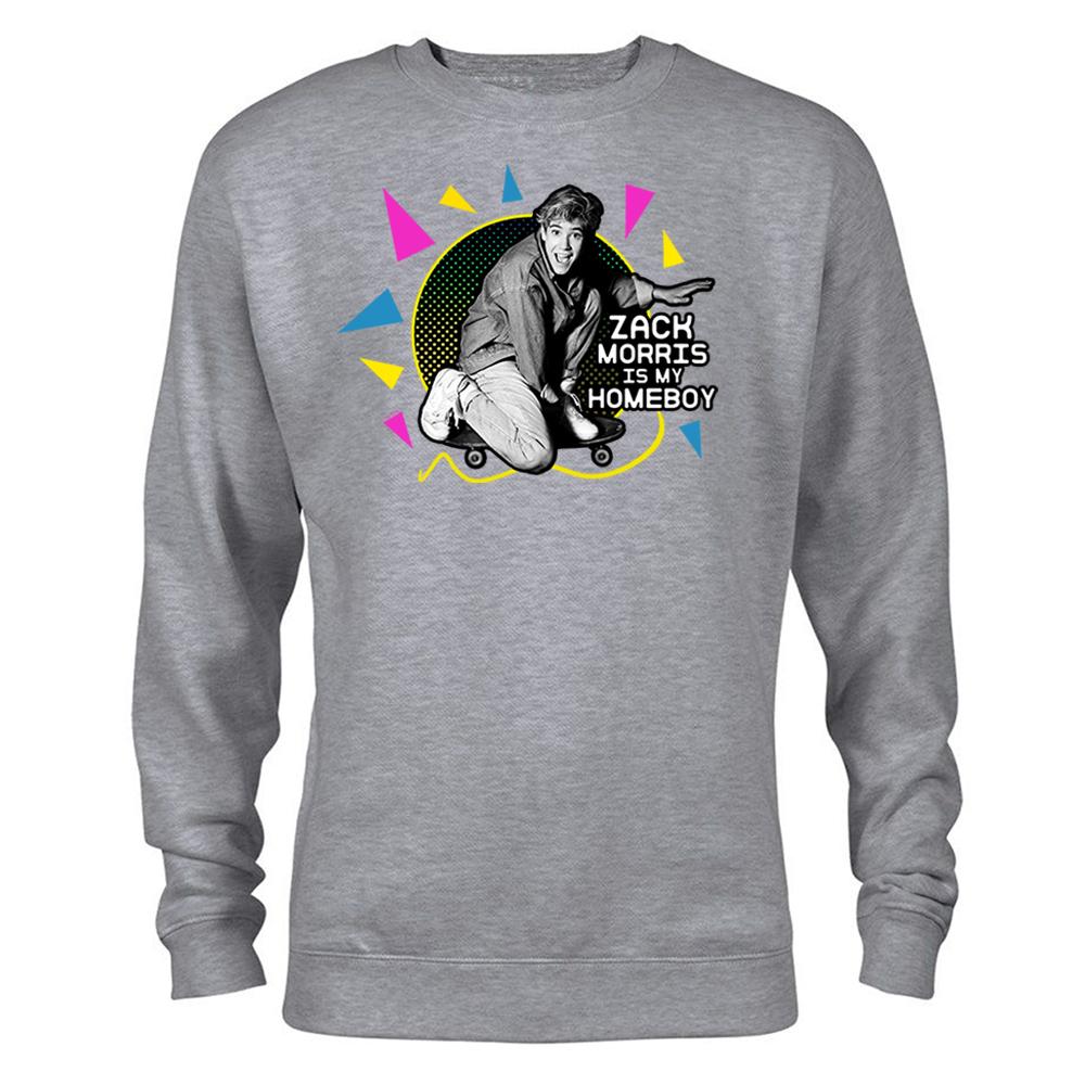Saved By The Bell Zack Morris is my Homeboy Crew Neck Sweatshirt
