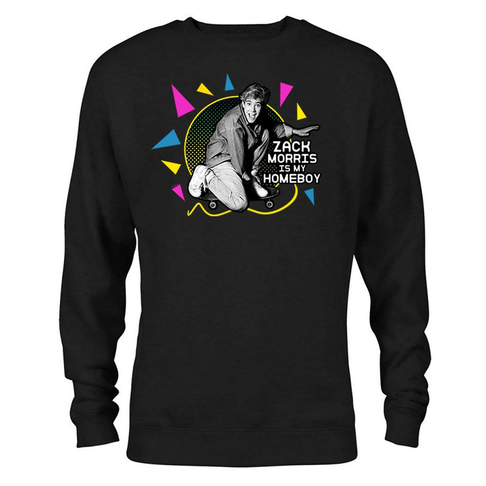 Saved By The Bell Zack Morris is my Homeboy Crew Neck Sweatshirt