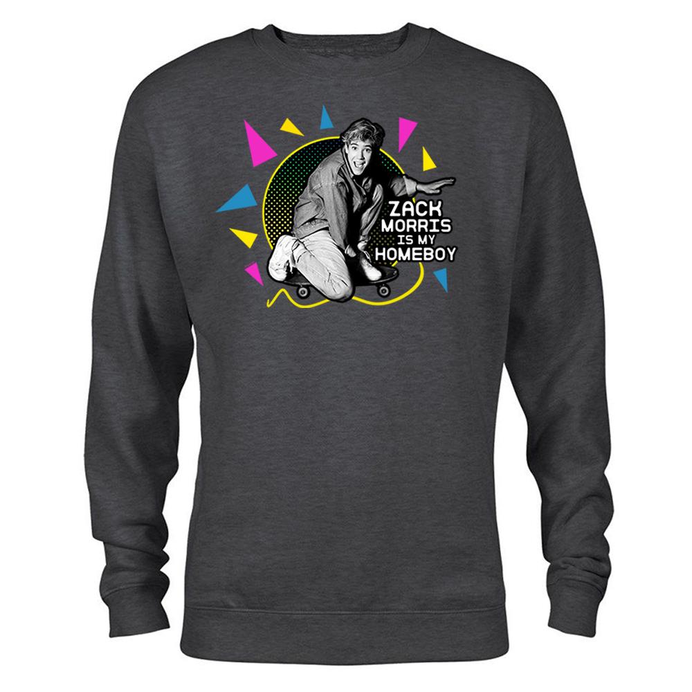 Saved By The Bell Zack Morris is my Homeboy Crew Neck Sweatshirt