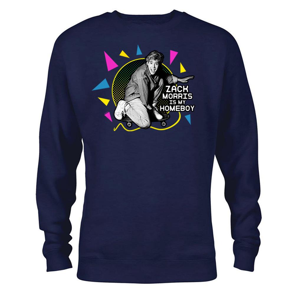 Saved By The Bell Zack Morris is my Homeboy Crew Neck Sweatshirt