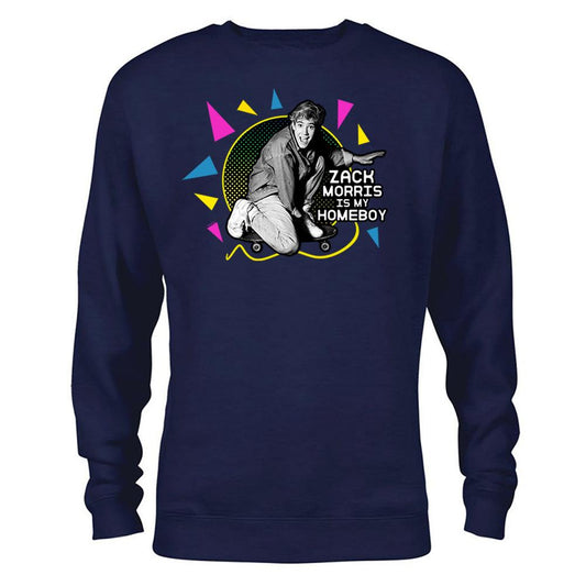 Saved By The Bell Zack Morris is my Homeboy Crew Neck Sweatshirt