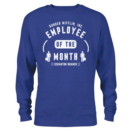 The Office Employee of the Month Crew Neck Sweatshirt-0