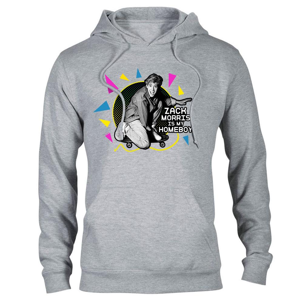 Saved By The Bell Zack Morris is my Homeboy Hooded Sweatshirt