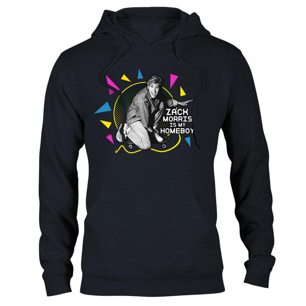 Saved By The Bell Zack Morris is my Homeboy Hooded Sweatshirt