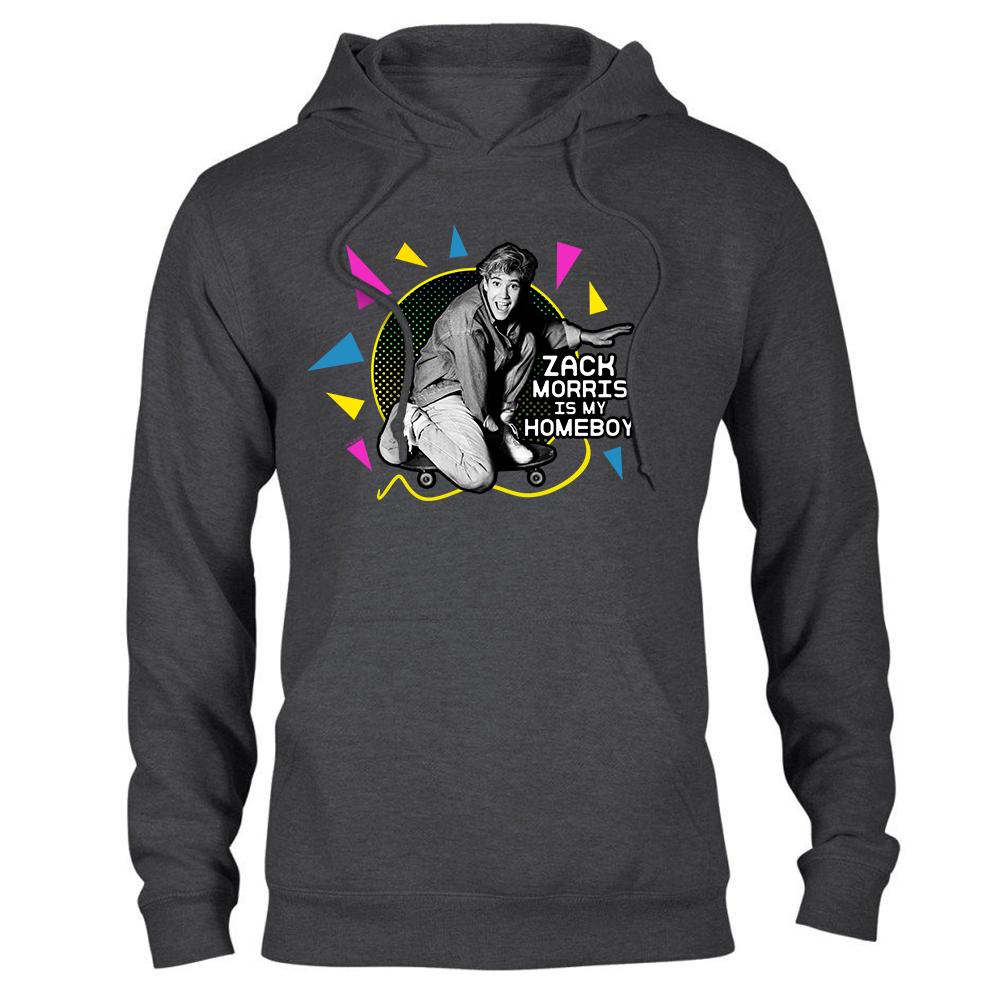Saved By The Bell Zack Morris is my Homeboy Hooded Sweatshirt