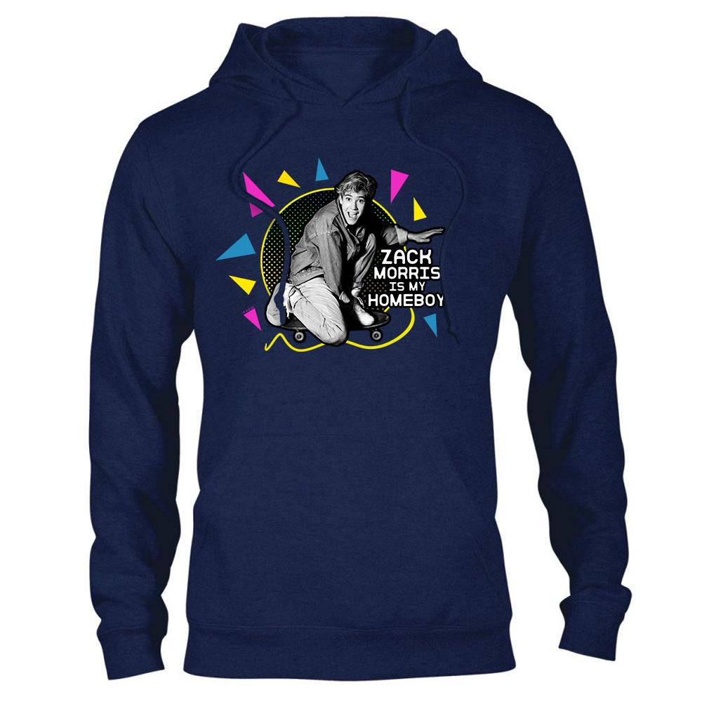 Saved By The Bell Zack Morris is my Homeboy Hooded Sweatshirt