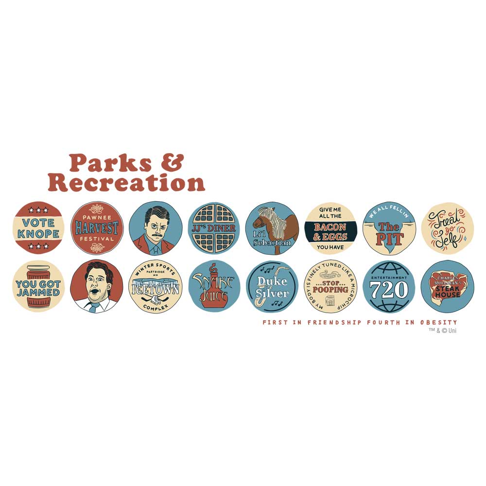 Parks and Recreation Quote Mash-Up White Mug