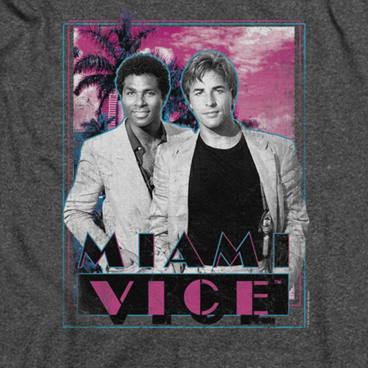 Miami Vice Gotchya Heather T-Shirt-1