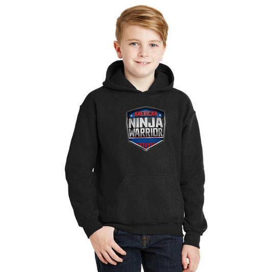 American Ninja Warrior 3D Logo Kids Hoodie
