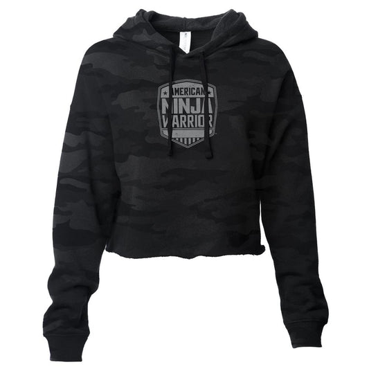 American Ninja Warrior Cropped Hoodie-2