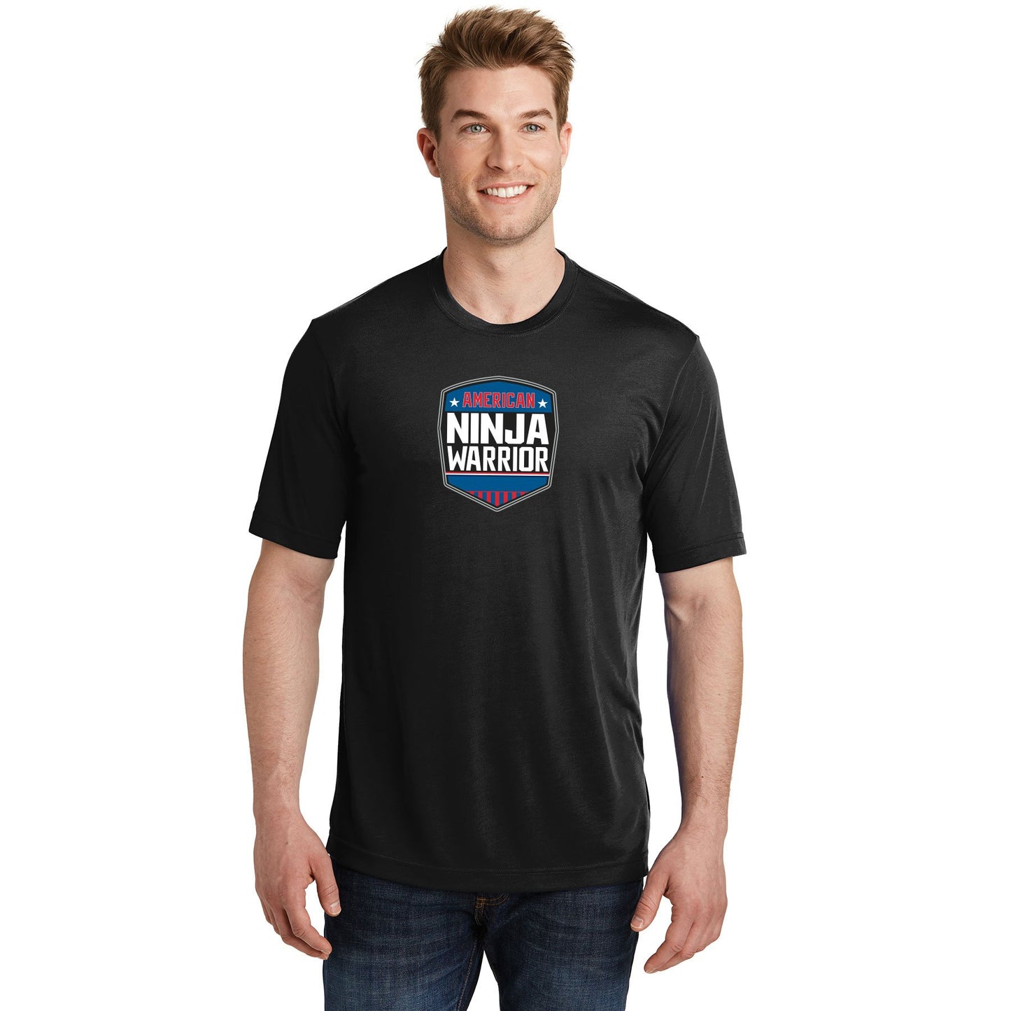 American Ninja Warrior Men's Black Performance Shirt