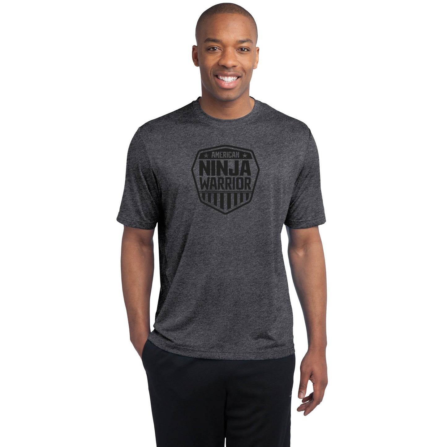 American Ninja Warrior Men's Grey Performance Shirt