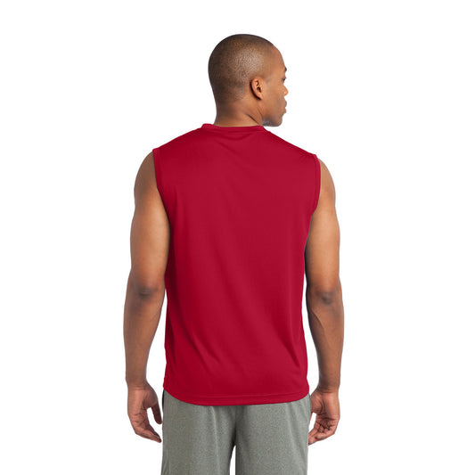 American Ninja Warrior Men's Red Sleeveless Performance Shirt-1