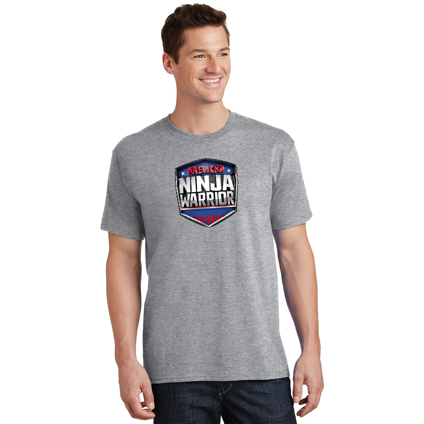 American Ninja Warrior Men's Grey T-Shirt