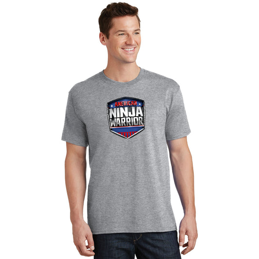 American Ninja Warrior Men's Grey T-Shirt-0