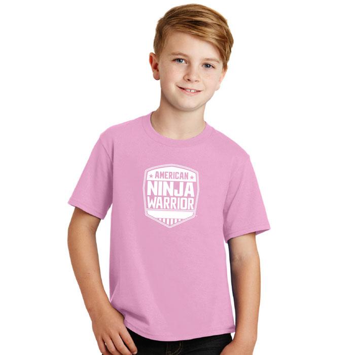 American Ninja Warrior Kids Pink T-Shirt