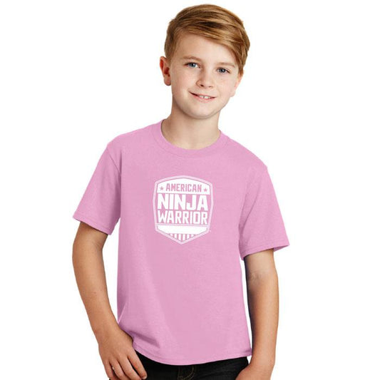 American Ninja Warrior Kids Pink T-Shirt
