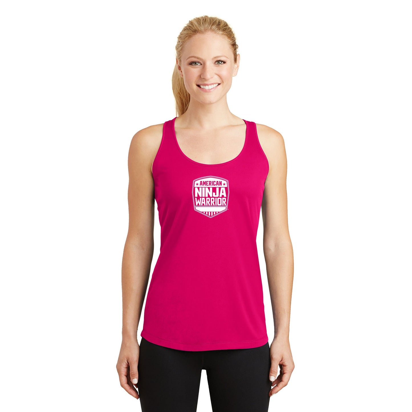 American Ninja Warrior Women's Pink Performance Tank