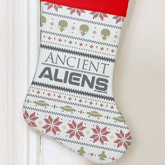 Ancient Aliens Holiday Stocking-1