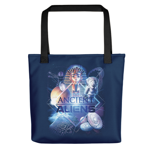 Ancient Aliens History of Man Premium Tote Bag-0