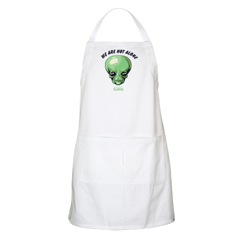 Ancient Aliens We are Not Alone Apron - With Pockets