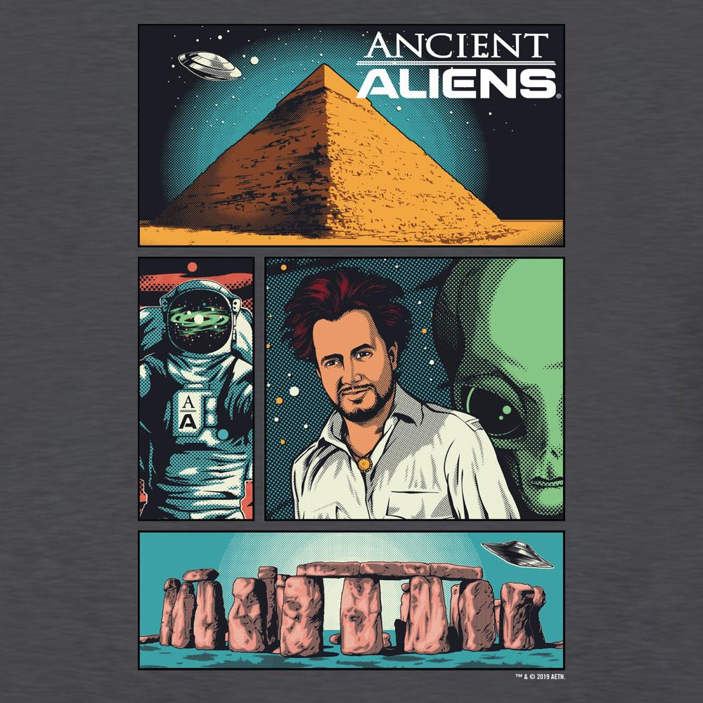 Ancient Aliens Comic Page Men's Short Sleeve T-Shirt