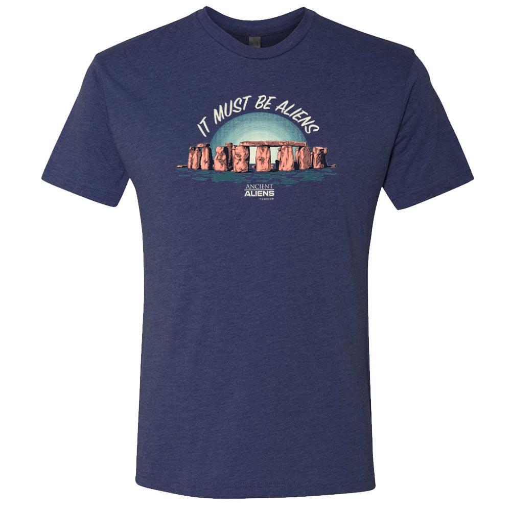 Ancient Aliens It Must Be Aliens Men's Tri-Blend Short Sleeve T-Shirt
