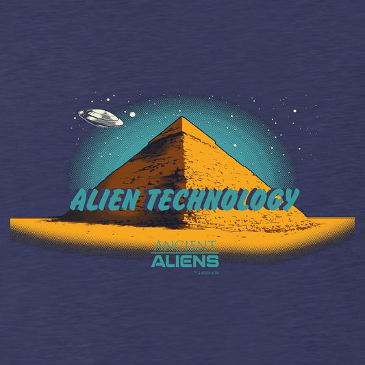 Ancient Aliens Alien Technology Men's Tri-Blend Short Sleeve T-Shirt-1