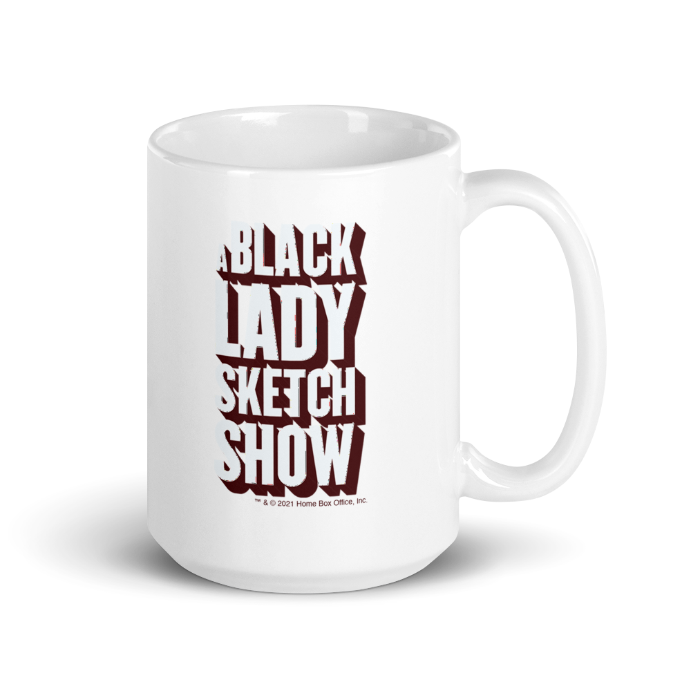 A Black Lady Sketch Show Black Lady Courtroom White Mug