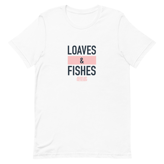 A Black Lady Sketch Show Loaves & Fishes Adult Short Sleeve T-Shirt-0